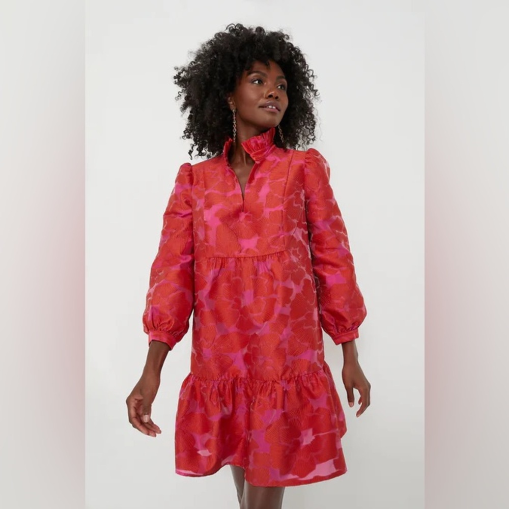 Tuckernuck Red Fil Coupe Palmerston Dress
